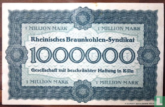Köln 1 Miljoen Mark 1923 - Afbeelding 2
