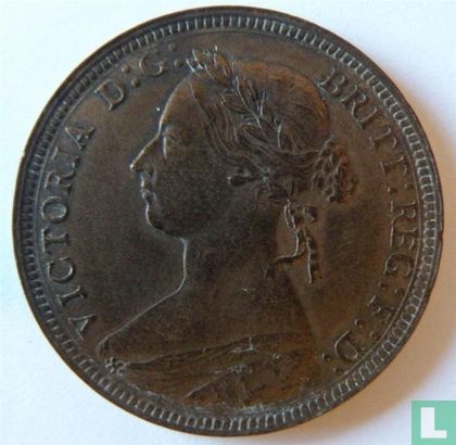 Verenigd Koninkrijk ½ penny 1891 - Afbeelding 2