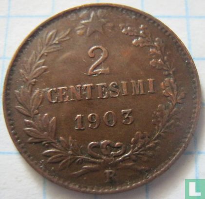 Italië 2 centesimi 1903 - Afbeelding 1