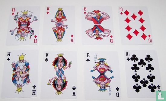 Rooie oortjes Playing Cards - Afbeelding 2