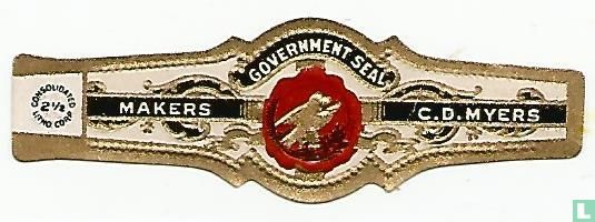 Government Seal - Makers - C. D. Myers - Image 1