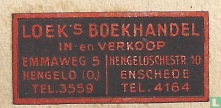 Loek's Boekhandel In- en verkoop Emmaweg 5 Hengelo (O.) Tel.3559 | Hengeloschestr. 10 Enschede Tel.4164