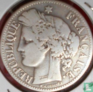 Frankrijk 2 francs 1870 (Ceres - kleine A - met legenda) - Afbeelding 2