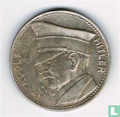 Duitsland 5 reichsmark 1935 Hitler replica - Bild 2