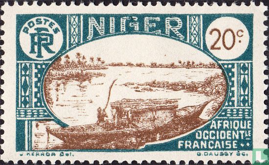 Boot op de Niger