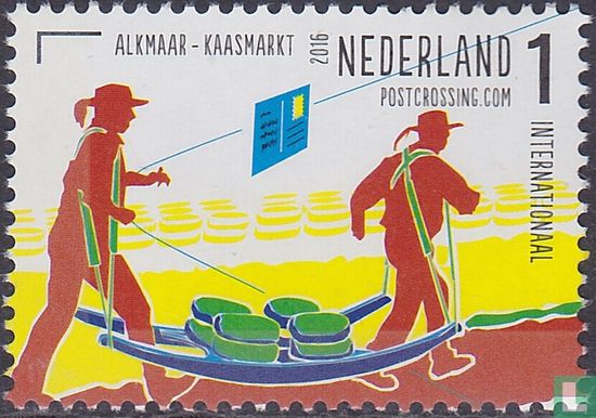 Postkarte - Käsemarkt Alkmaar - Bild 1