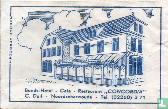 Bonds Hotel Café Restaurant "Concordia"  - Image 1