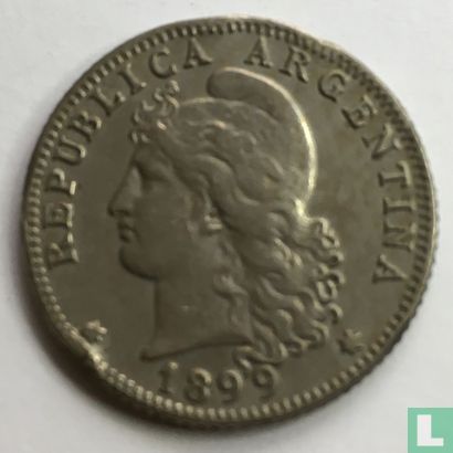 Argentinië 20 centavos 1899 - Afbeelding 1