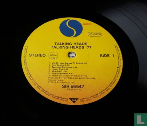 Talking Heads '77 - Bild 3