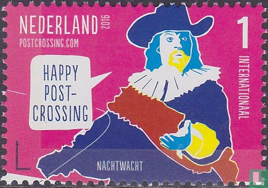 Postcrossing - De Nachtwacht