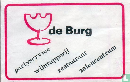 De Burg Partyservice Wijntapperij Restaurant Zalencentrum - Afbeelding 1