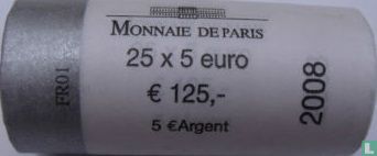 Frankrijk 5 euro 2008 (rol) "La Semeuse" - Afbeelding 1