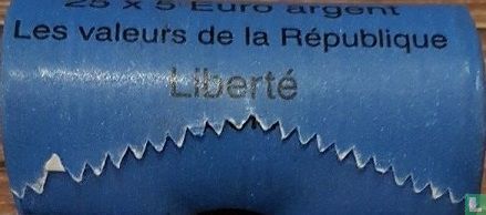 France 5 euro 2013 (rouleau) "Liberty" - Image 1