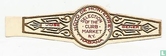Selection of the Curb Market N.Y. Hoyo de Monterrey Habana - Jose - Gener - Image 1