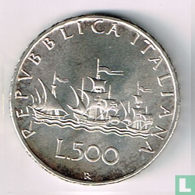 Italië 500 lire 1969 - Afbeelding 1
