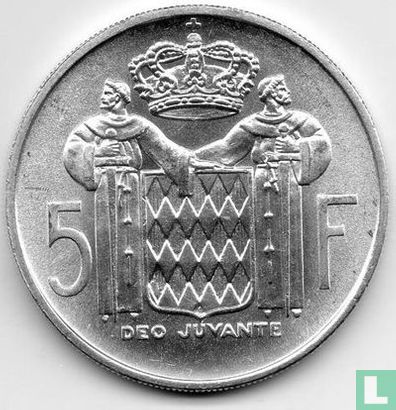 Monaco 5 francs 1960 - Image 2