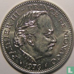 Monaco 5 francs 1976 - Image 1