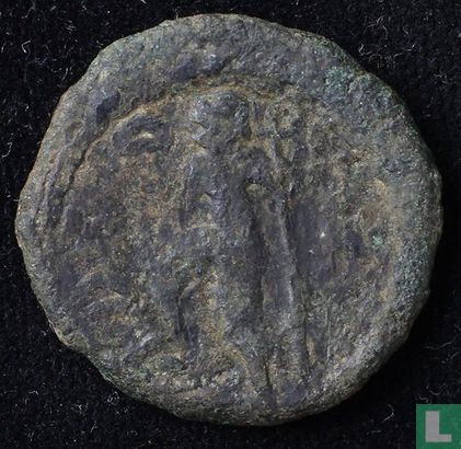 Carteia, Spain  (under Rome)  Æ21 semis  204-154 BCE - Image 2