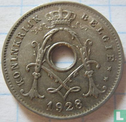 België 5 centimes 1928 (NLD) - Afbeelding 1
