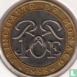 Monaco 10 francs 1998 - Image 1
