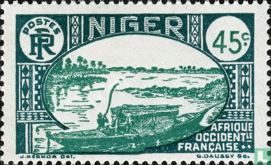 Boot auf dem Niger