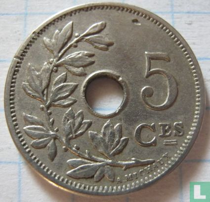 België 5 centimes 1904 (FRA) - Afbeelding 2