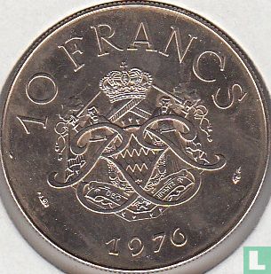 Monaco 10 francs 1976 - Afbeelding 1