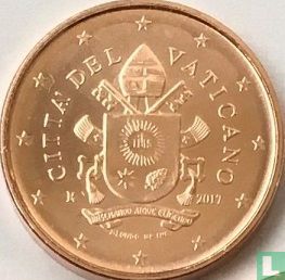 Vatican 1 cent 2017 - Image 1