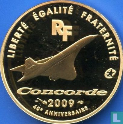 Frankrijk 50 euro 2009 (PROOF - goud) "40th anniversary of the Concorde" - Afbeelding 1