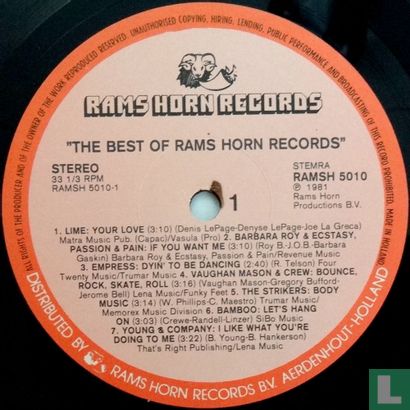 The Best of Rams Horn Records - Afbeelding 3