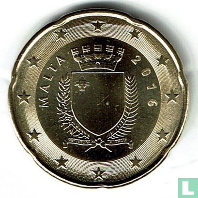 Malta 20 cent 2016 - Image 1