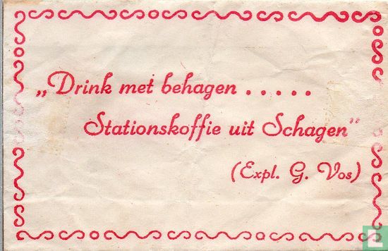 "Drink met Behagen.....Stationskoffie uit Schagen" - Image 1