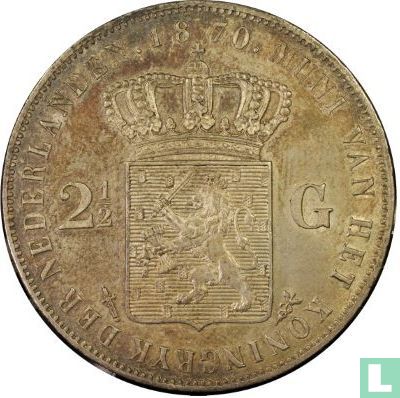 Nederland 2½ gulden 1870 - Afbeelding 1