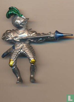 Chevalier à cheval avec lance - Image 1