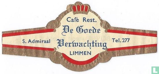 Café Rest. De Goede Verwachting Limmen - S.Admiraal - Tel. 277 - Afbeelding 1