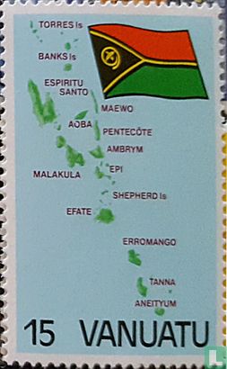 Carte de Vanuatu