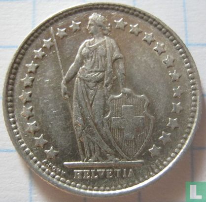 Zwitserland ½ franc 1928 - Afbeelding 2