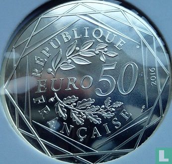 France 50 euro 2016 "the Little Prince and the rose" - Image 1