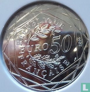 France 50 euro 2016 "the Little Prince and the fox" - Image 1