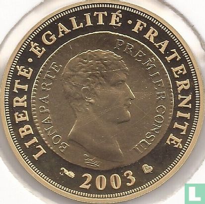 Frankrijk 10 euro 2003 (PROOF) "Bicentennial of the franc germinal" - Afbeelding 1