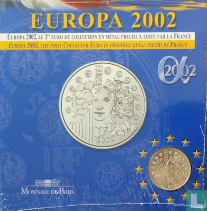 Frankrijk ¼ euro 2002 (folder) "Introduction of the euro" - Afbeelding 1
