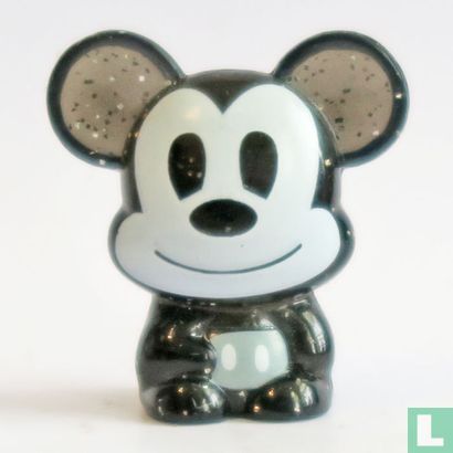 Black & white Mickey Mouse (glitter)   - Afbeelding 1