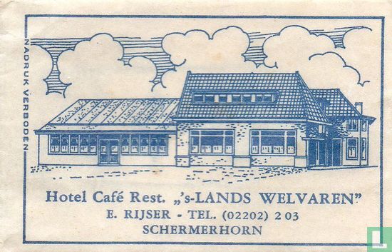 Hotel Café Rest. " 's Lands Welvaren" - Image 1
