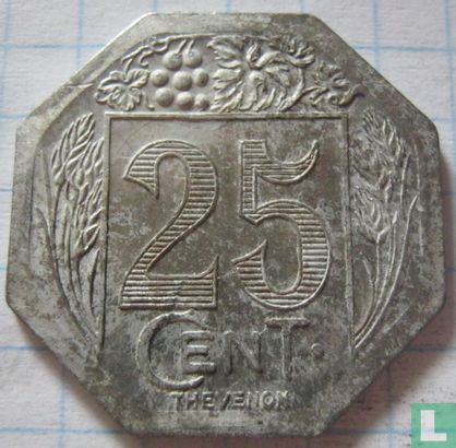 Royan 25 centimes 1922 - Image 2
