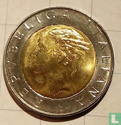 Italië 500 lire 2000 (bimetaal) - Afbeelding 2