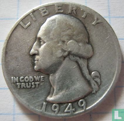 Vereinigte Staaten ¼ Dollar 1949 (ohne Buchstabe) - Bild 1