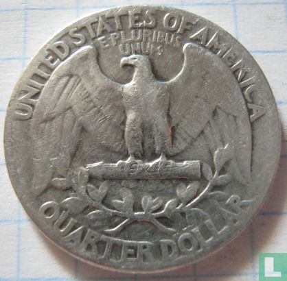 États-Unis ¼ dollar 1949 (sans lettre) - Image 2