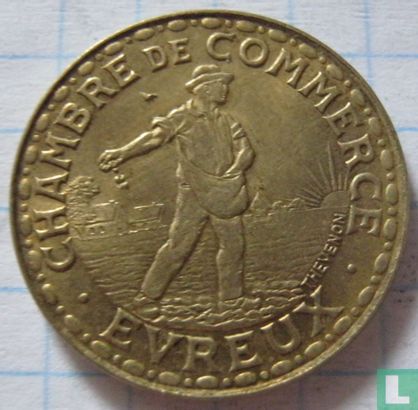Evreux 1 Franc 1922 - Bild 2
