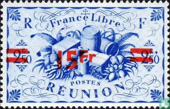 Domestic products, with overprint