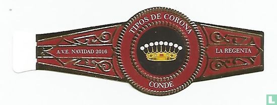 Tipos de Corona Conde - A.V.E. Navidad 2016 - La Regenta - Bild 1